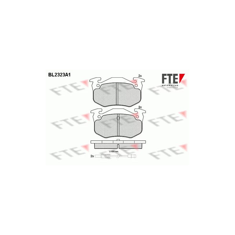 Fte BL2323A1 Brake Pad Set | ML Performance UK Car Parts