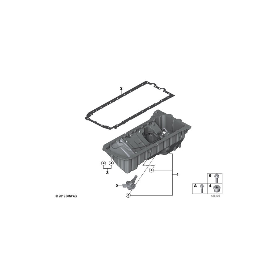 Genuine BMW 11137853940 F83 F80 F82 Set Of Aluminium Screws Oil Pan (Inc. M3 & M4) | ML Performance UK Car Parts