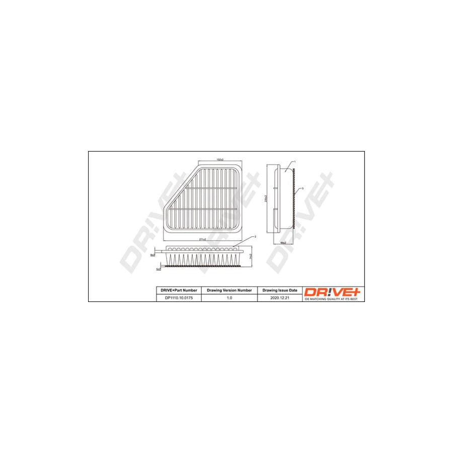 Dr!ve+ DP1110.10.0175 Air Filter | ML Performance UK Car Parts