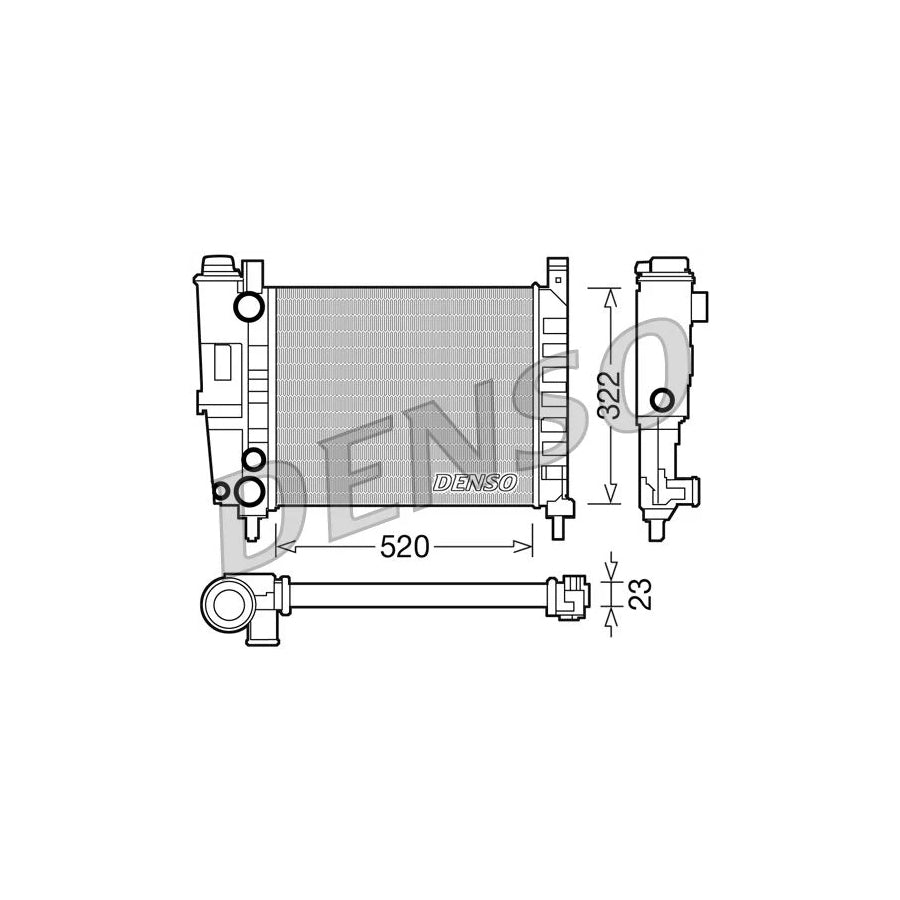 Denso DRM09144 Drm09144 Engine Radiator | ML Performance UK