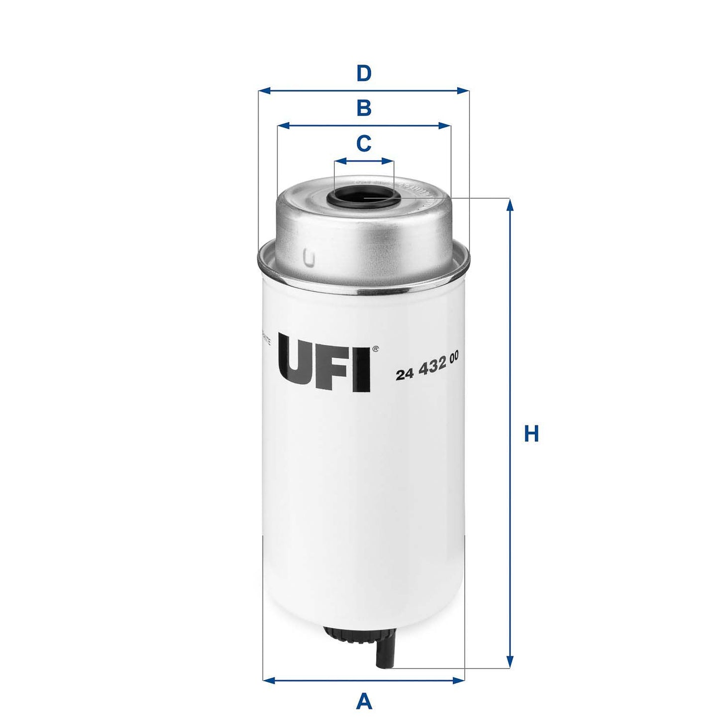 UFI 24.432.00 Fuel Filter