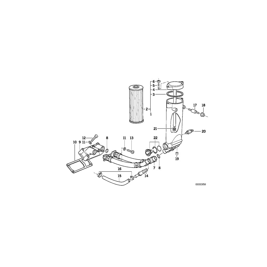 Genuine BMW 11429064276 E34 Set Oil-Filter Element (Inc. 524td) | ML Performance UK Car Parts