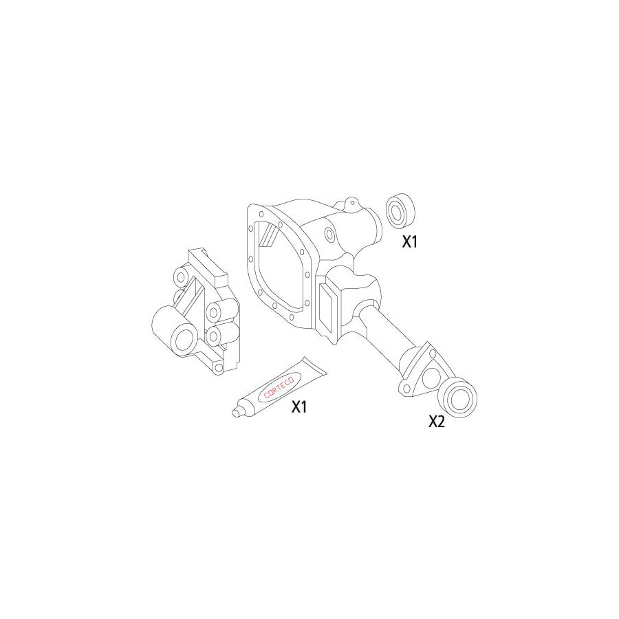 Corteco 19535828 Gasket Set, Differential For Toyota Hilux Vi Pickup | ML Performance UK