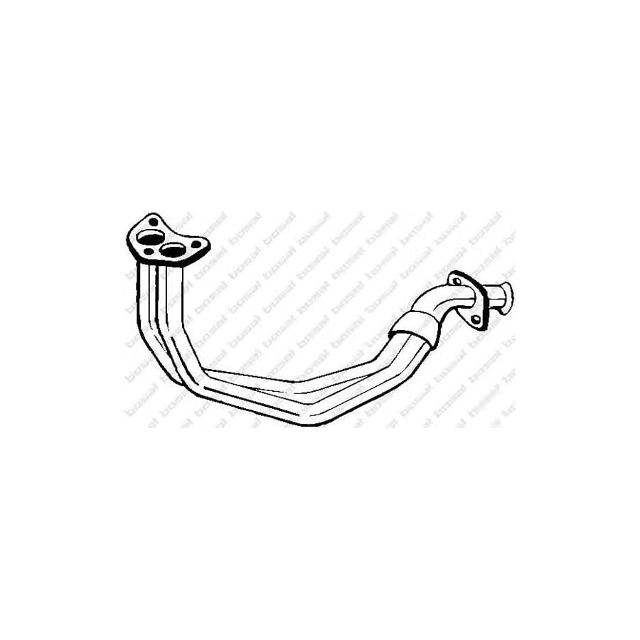 Bosal 789-767 Exhaust Pipe For Ford Fiesta Mk3 Hatchback (Gfj)