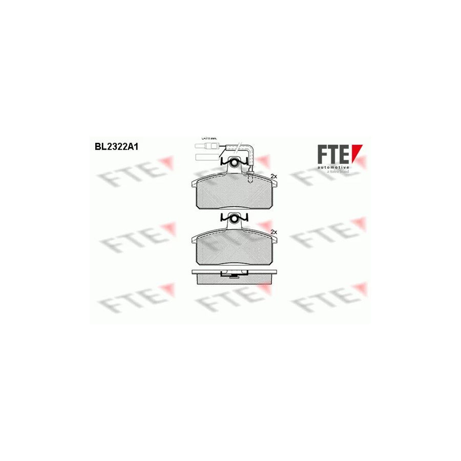 Fte BL2322A1 Brake Pad Set | ML Performance UK Car Parts