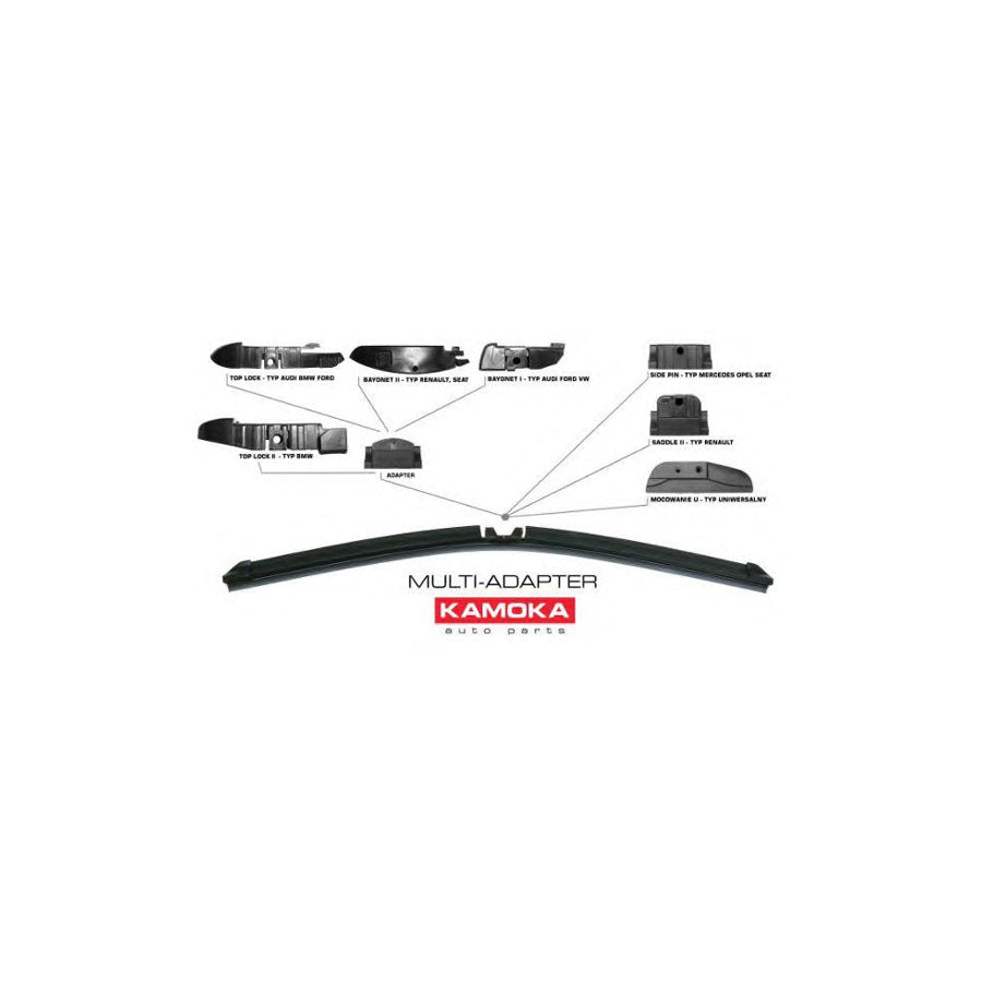 Kamoka Flat 27350 Wiper Blade | ML Performance UK Car Parts