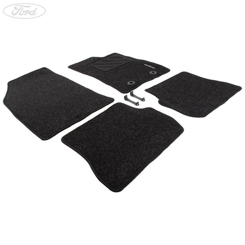 GENUINE FORD 1577513 FIESTA FUSION FRONT & REAR CARPET FLOOR MATS 2008-2012 | ML Performance UK