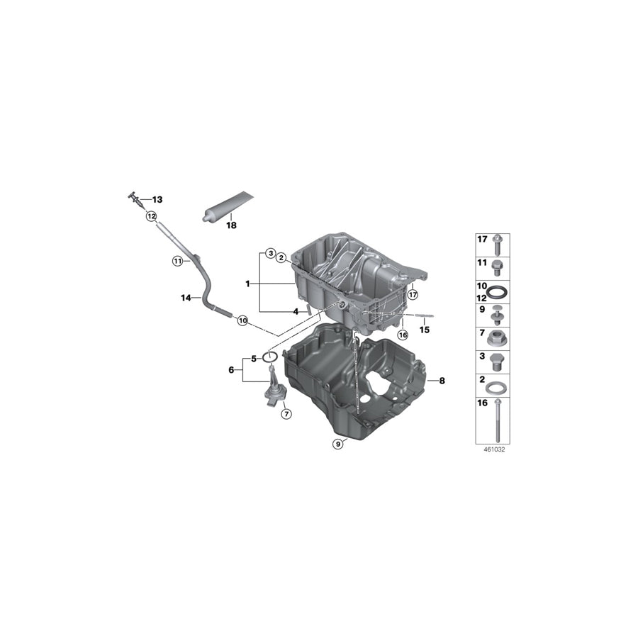 Genuine BMW 11138513657 F20 F21 Oil Pan (Inc. 116d, 116d ed & 114d) | ML Performance UK Car Parts