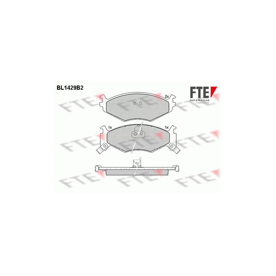 Fte BL1429B2 Brake Pad Set | ML Performance UK Car Parts