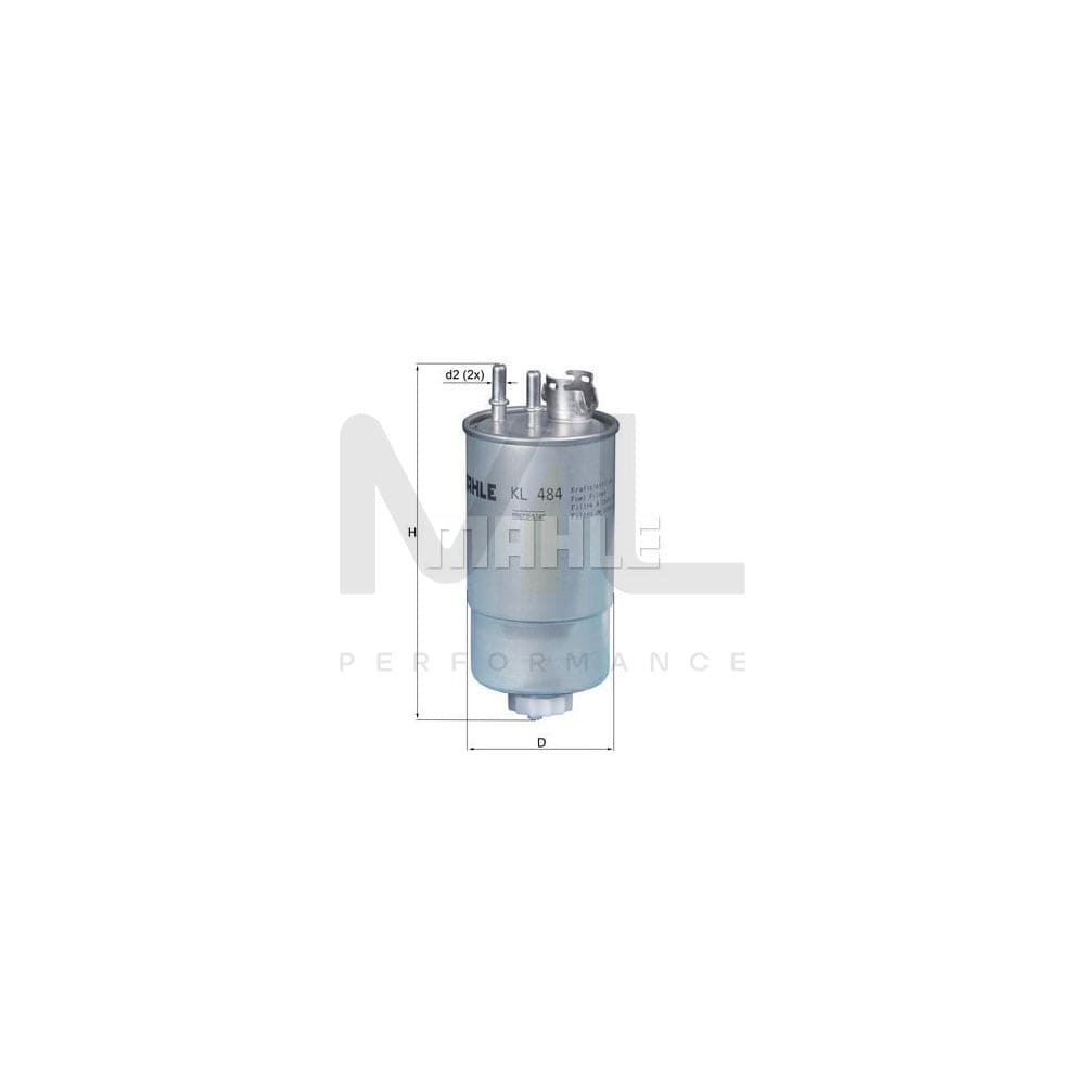 MAHLE ORIGINAL KL 578 Fuel filter In-Line Filter | ML Performance Car Parts