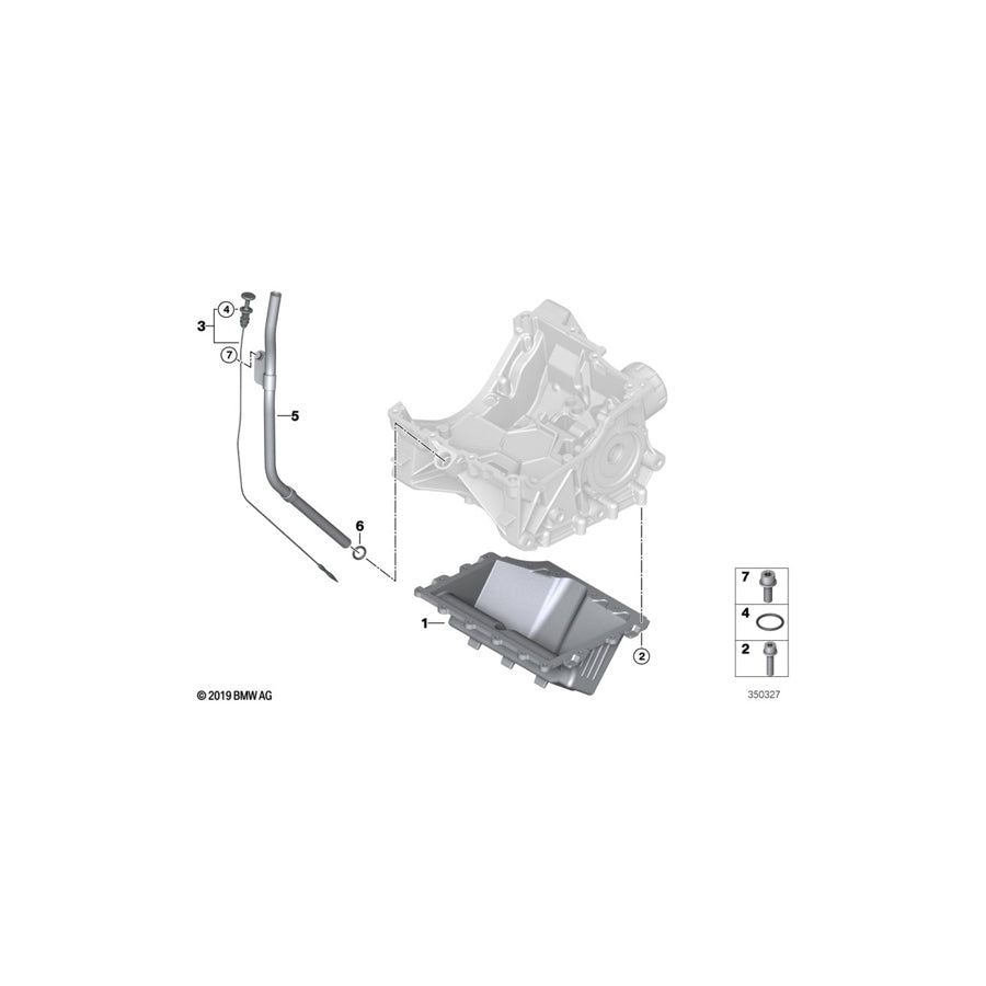 Genuine BMW 11138543831 Oil Pan (Inc. i3 120Ah Rex, i3 94Ah Rex & i3s 94Ah Rex) | ML Performance UK Car Parts