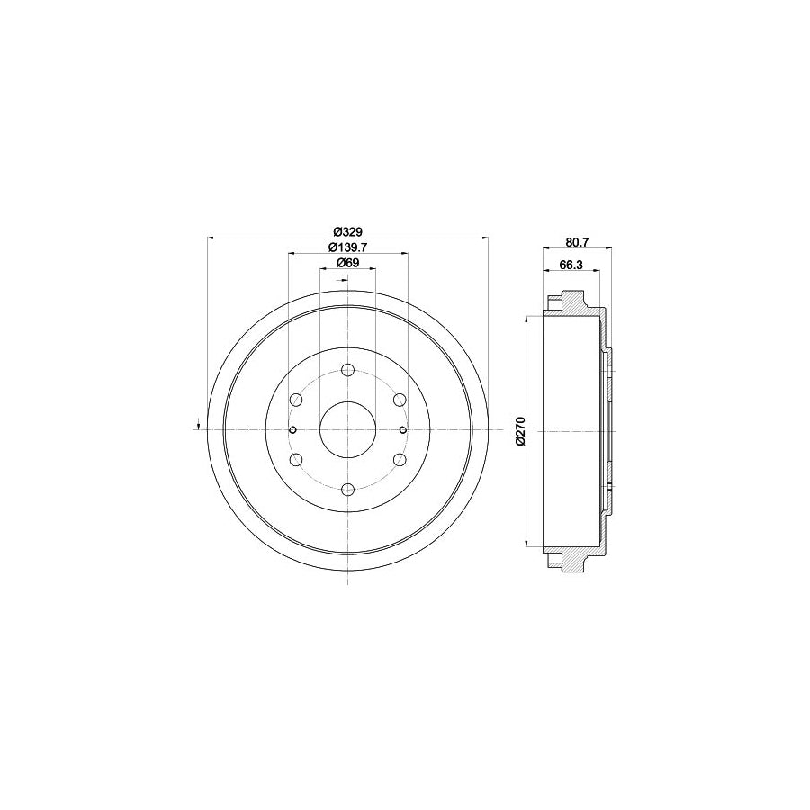 Hella 8FT 351 197-701 Dryer, Air Conditioning