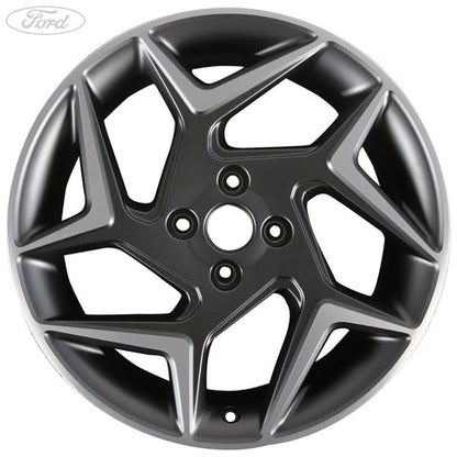 GENUINE FORD 2169247 FIESTA ST 18" ALLOY WHEEL 7.5J 5X2 SPOKE MAGNETITE MACHINED 2018 - ONWARD | ML Performance UK