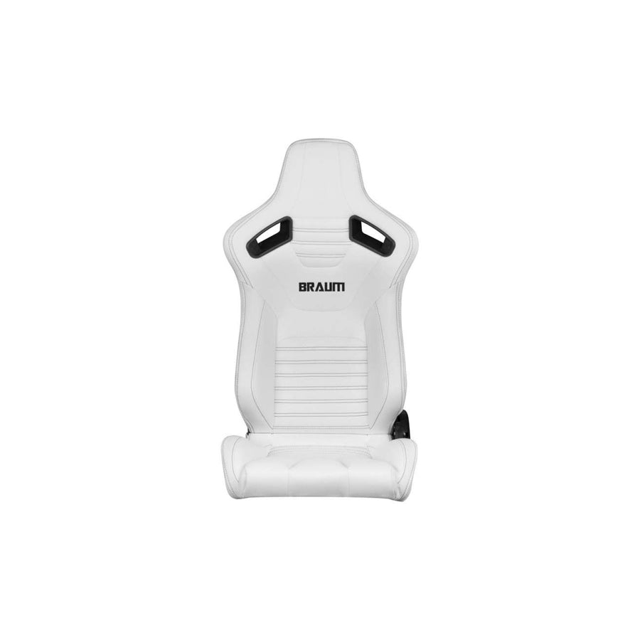 BRAUM Elite-X Series Racing Seats (White Leatherette) – Pair