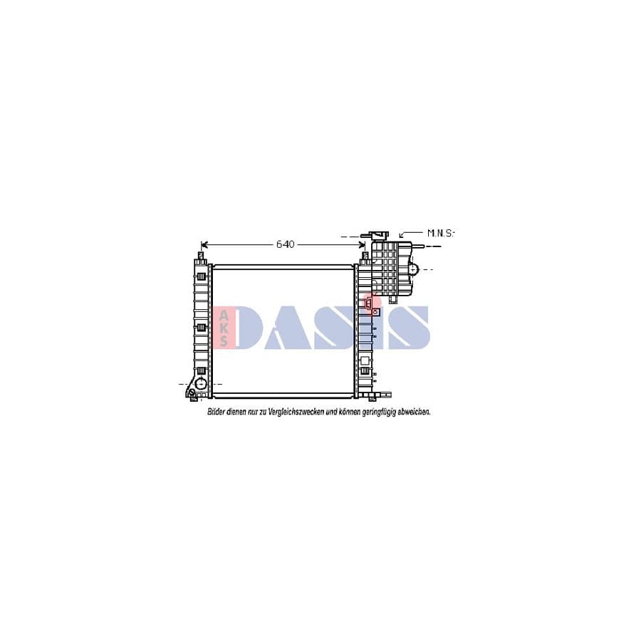 AKS Dasis 120082N Engine Radiator Suitable For Mercedes-Benz Vito | ML Performance UK