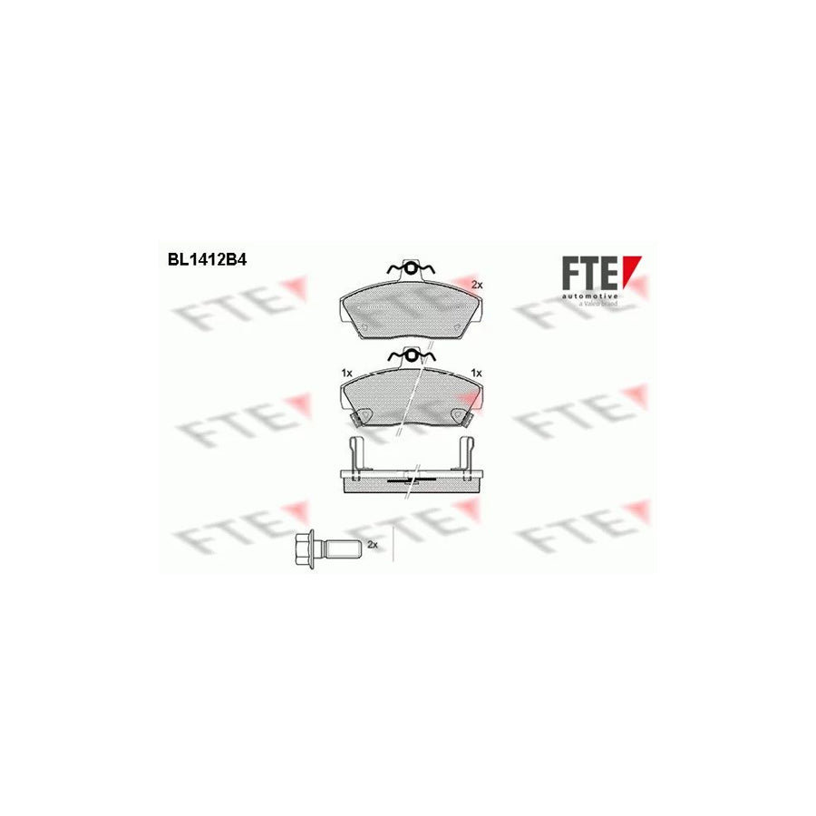 Fte BL1412B4 Brake Pad Set | ML Performance UK Car Parts