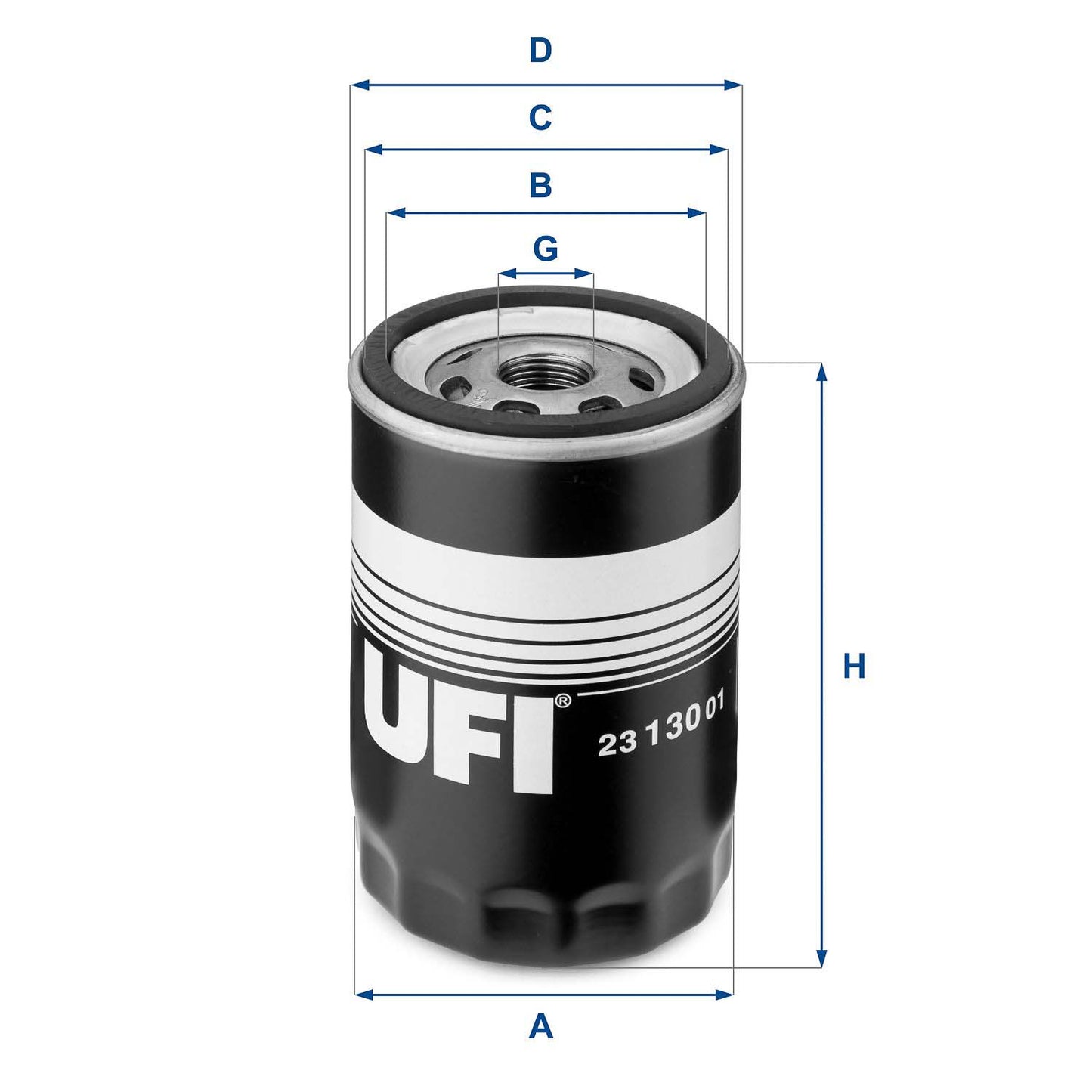 UFI 22.023.00 Oil Filter For Bugatti Eb 110