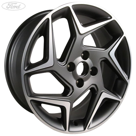 GENUINE FORD 2169247 FIESTA ST 18" ALLOY WHEEL 7.5J 5X2 SPOKE MAGNETITE MACHINED 2018 - ONWARD | ML Performance UK