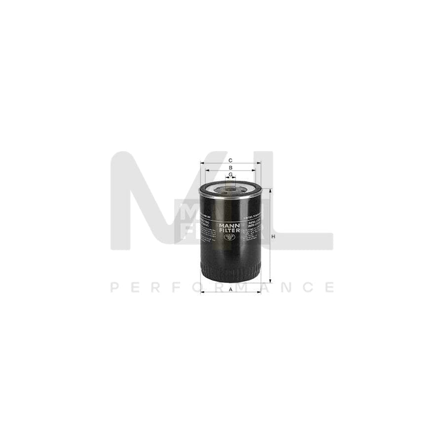 MANN-FILTER WK 712/6 Fuel filter Spin-on Filter | ML Performance Car Parts