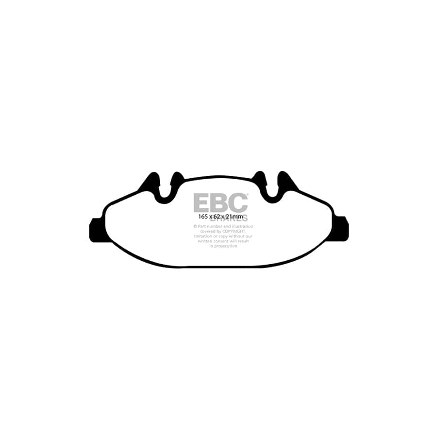 EBC PD40K1254 Mercedes-Benz Ultimax Pad & Plain Disc Kit - Bosch Caliper (Inc. Viano & Vito) 2 | ML Performance UK Car Parts