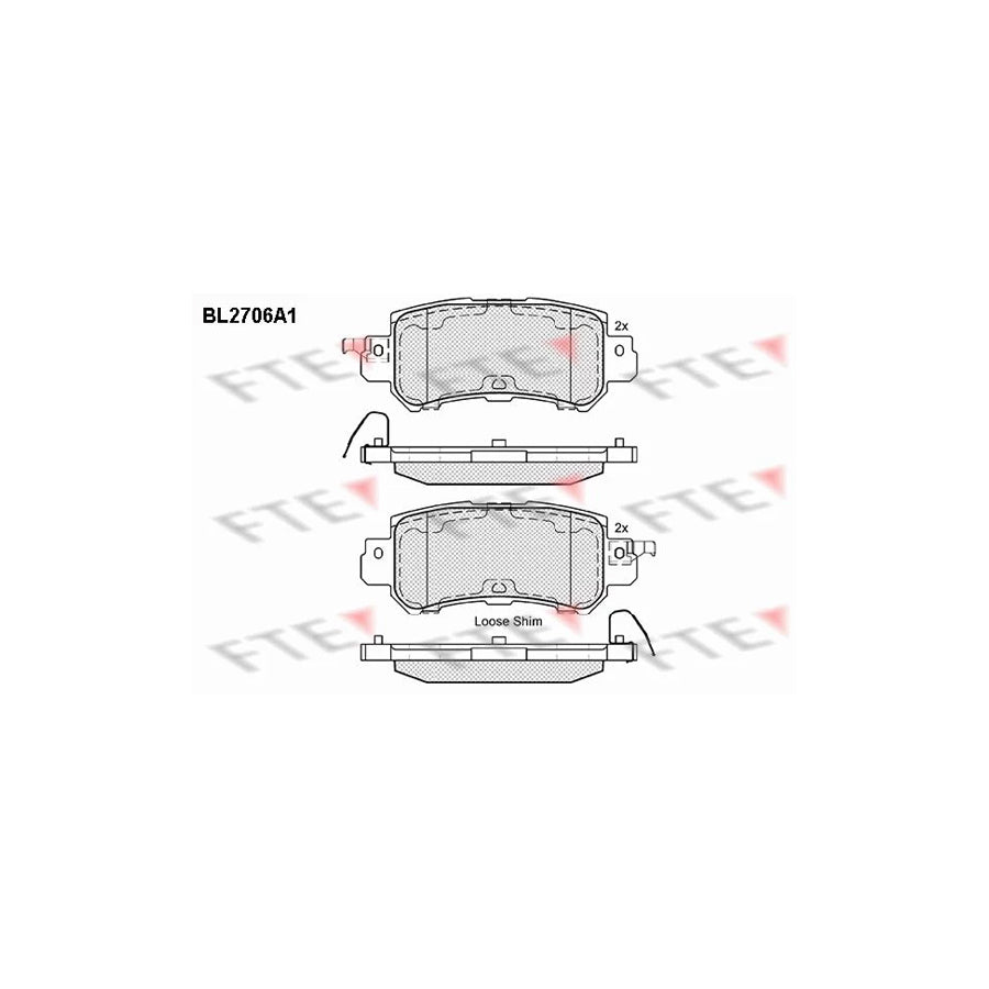 Fte 9010932 Brake Pad Set | ML Performance UK Car Parts