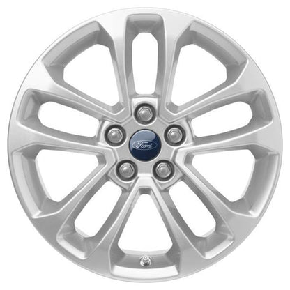 GENUINE FORD 2402423 KUGA ALLOY WHEEL 17" 5 X 2-SPOKE DESIGN, SHADOW SILVER | ML Performance UK