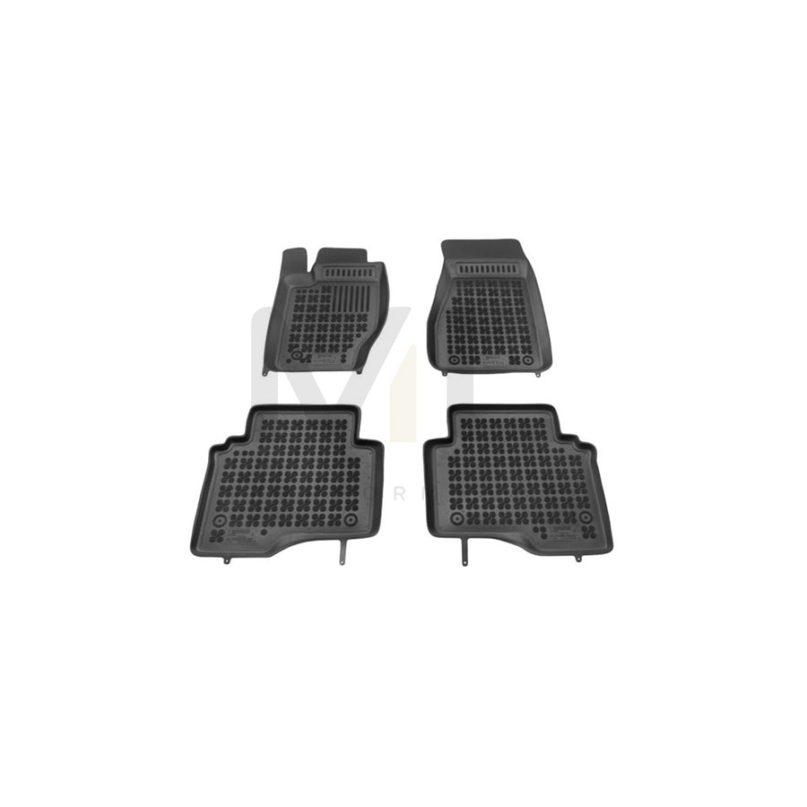 REZAW PLAST 203103 Floor mat set for JEEP Commander (XK, XH) Elastomer, Front and Rear, Black | ML Performance Car Parts