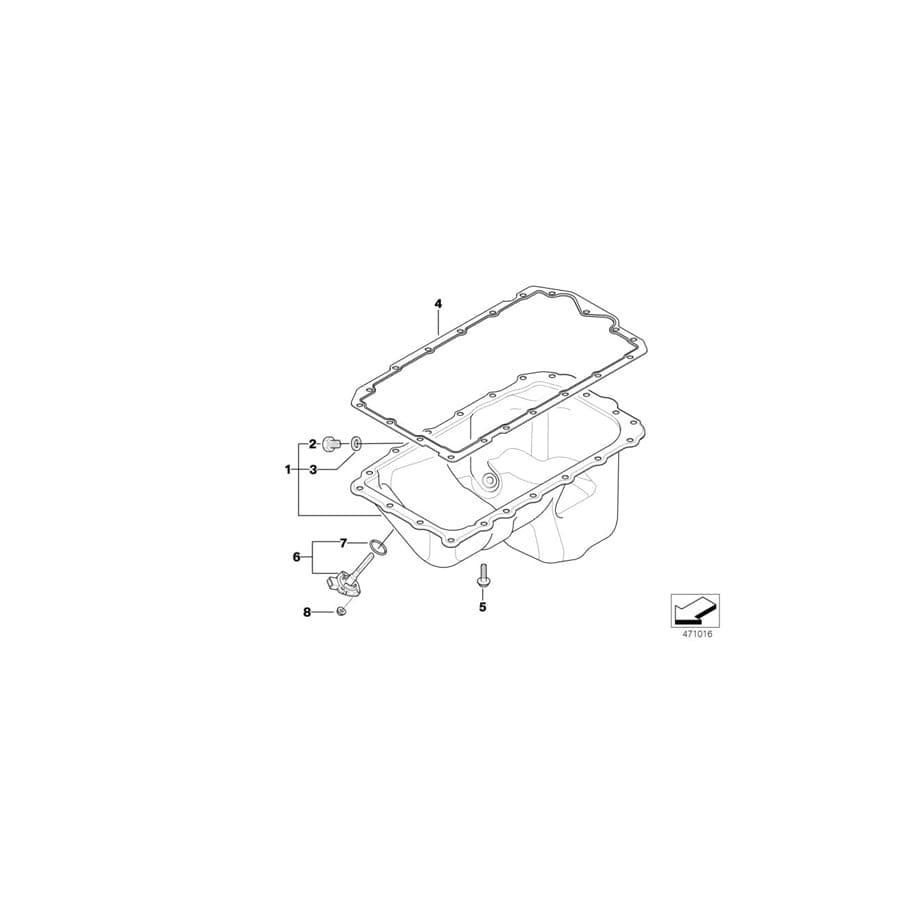 Genuine BMW 11131742994 E38 E32 E91 Screw Plug M12X1,5 (Inc. 740i, 318ti & 540i) | ML Performance UK Car Parts