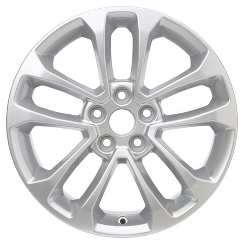 GENUINE FORD 2402423 KUGA ALLOY WHEEL 17" 5 X 2-SPOKE DESIGN, SHADOW SILVER | ML Performance UK