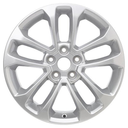 GENUINE FORD 2402423 KUGA ALLOY WHEEL 17" 5 X 2-SPOKE DESIGN, SHADOW SILVER | ML Performance UK