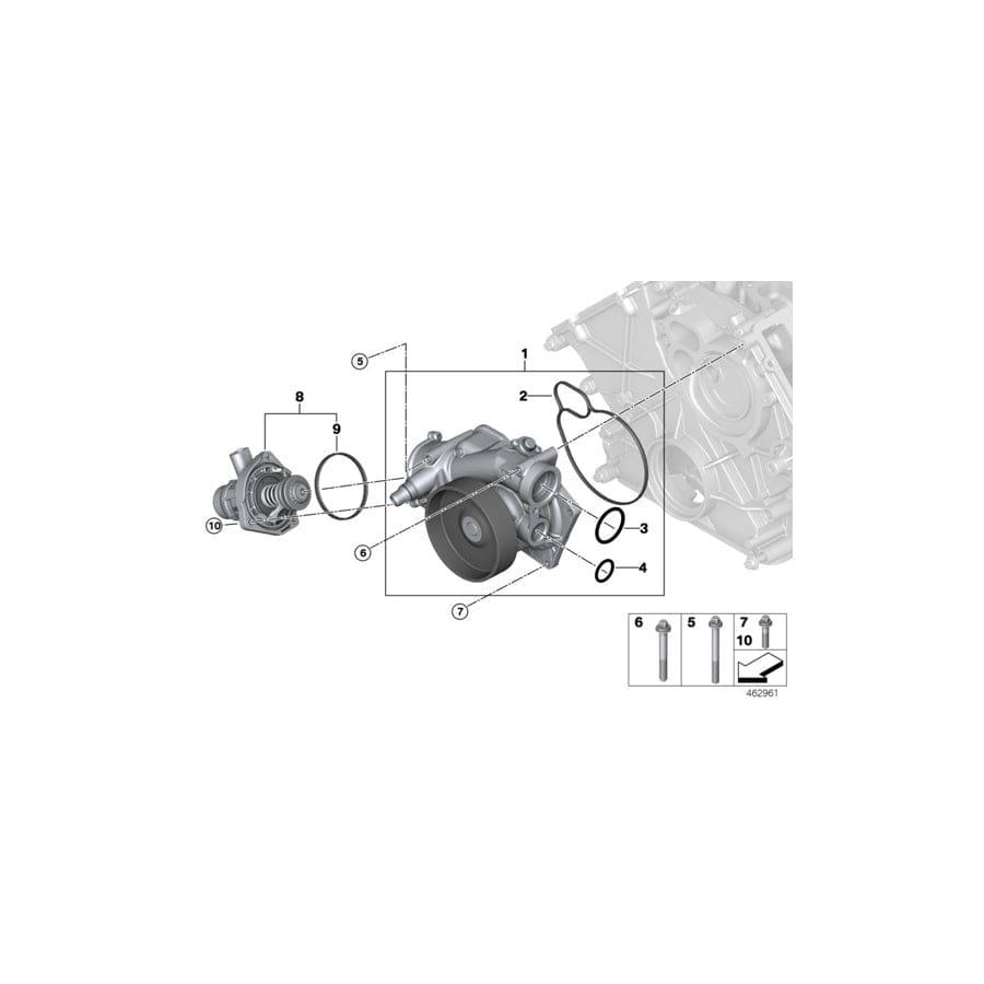 Genuine BMW 11538632664 G11 G12 Gasket Ring (Inc. 750LiX 4.4, X5 50iX & 750Li) | ML Performance UK Car Parts