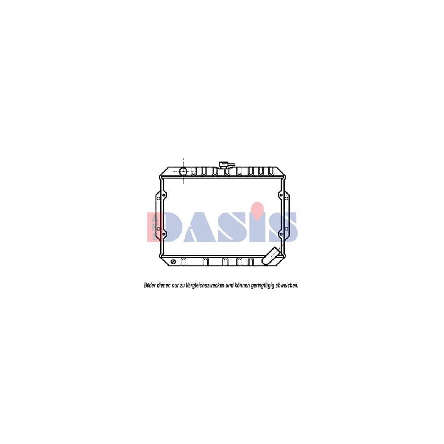 AKS Dasis 140250N Engine Radiator For Mitsubishi Pajero / Shogun I Canvas Top (L040) | ML Performance UK