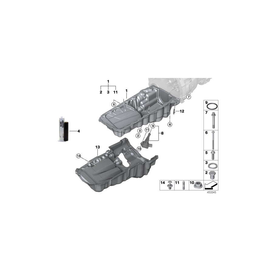 Genuine BMW 11138580126 G12 F22 F34 Oil Pan (Inc. M140i, 740i & M340i) | ML Performance UK Car Parts