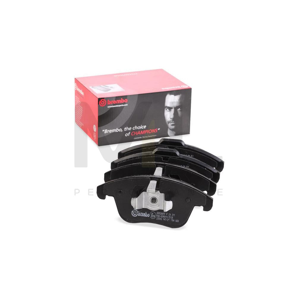 Brembo P 24 211 Brake Pad Set For Ford Mondeo Excl. Wear Warning Contact, With Piston Clip | ML Performance Car Parts