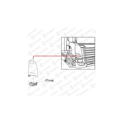 Covind 146/166 Air Deflector, Driver Cab | ML Performance UK