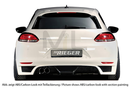 Rieger 00099772 VW 13 Mk3 Scirocco Rear Diffuser 3 | ML Performance UK Car Parts