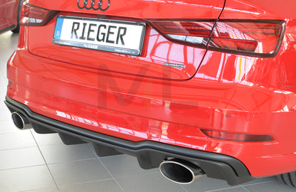 Rieger 00056827 Audi 8V Rear Diffuser (A3 & S3) 8 | ML Performance UK Car Parts