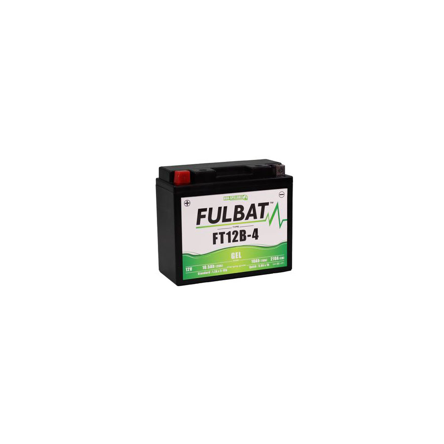 FT12B-4 GEL Fulbat Motorcycle Battery YT12B-4 | ML Performance UK Car Parts