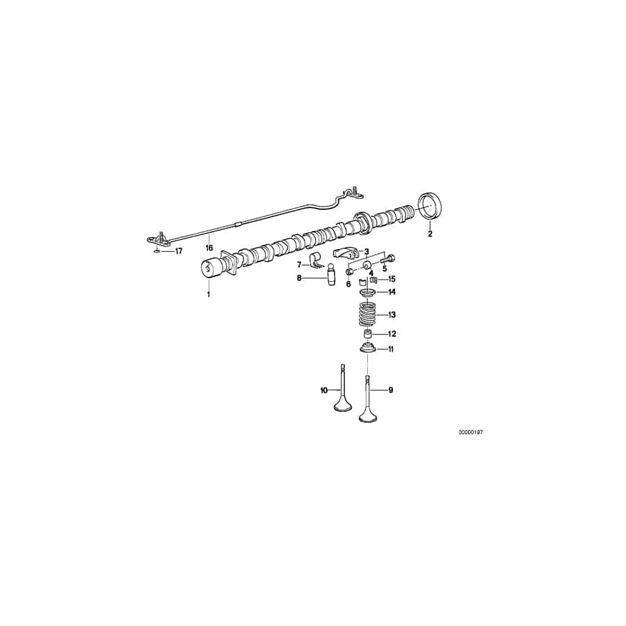 Genuine BMW 11661279954 E34 E28 E30 Plain Bearing 54X46X10 (Inc. 524d, 324d & 524td) | ML Performance UK Car Parts