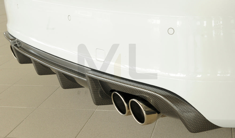 Rieger 00099356 Audi 8V A3 Rear Diffuser 4 | ML Performance UK Car Parts