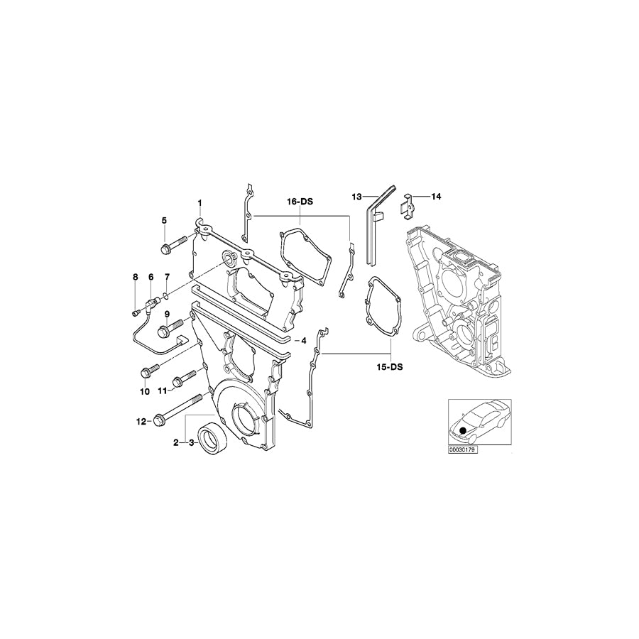 Genuine BMW 11141247837 E30 E36 Profile-Gasket (Inc. 318is, 318ti & E36 320i STC '95) | ML Performance UK Car Parts