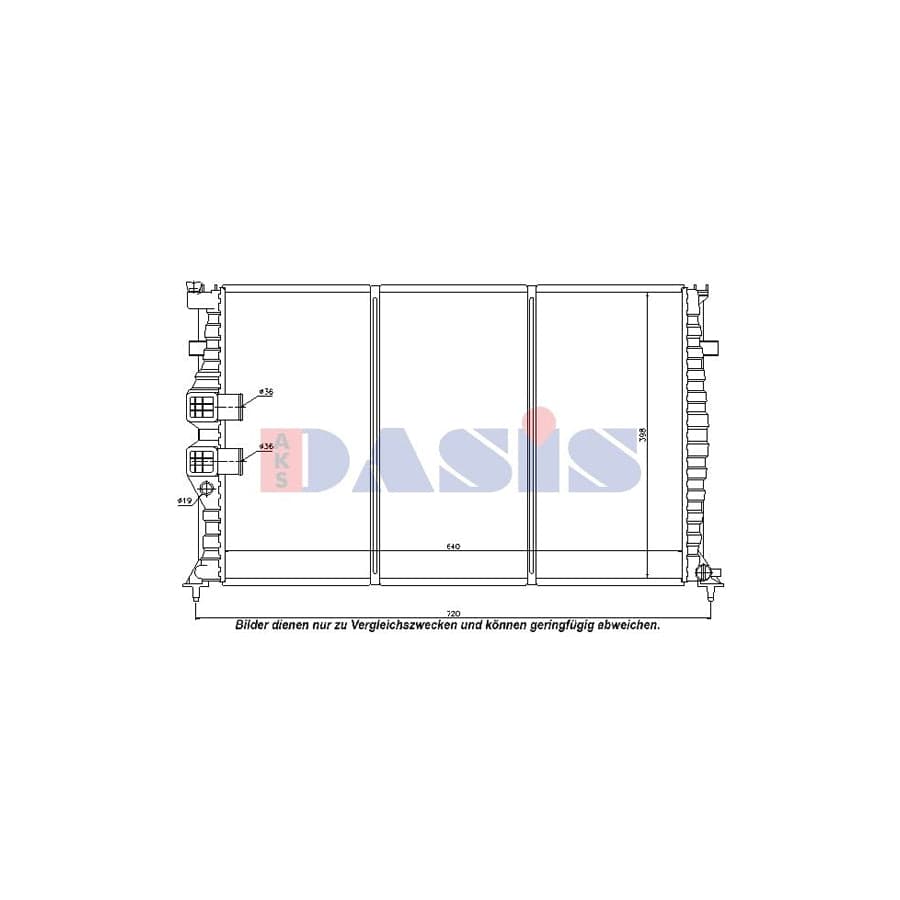 AKS Dasis 160009N Engine Radiator | ML Performance UK