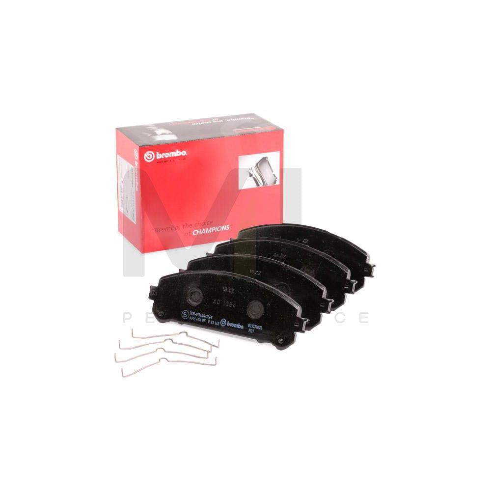 Brembo P 83 145 Brake Pad Set Excl. Wear Warning Contact | ML Performance Car Parts