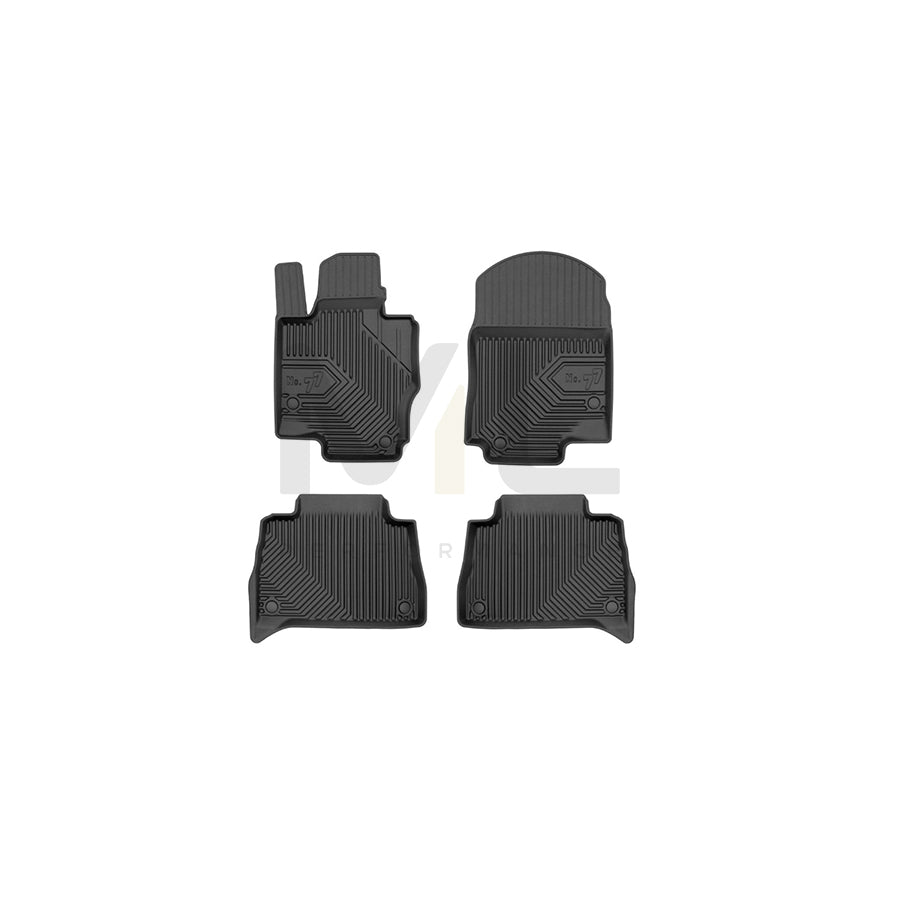 FROGUM Tailored, No.77 77426481 Floor mat set suitable for MERCEDES-BENZ GLE Elastomer, Front and Rear, Quantity: 4, Black | ML Performance Car Parts