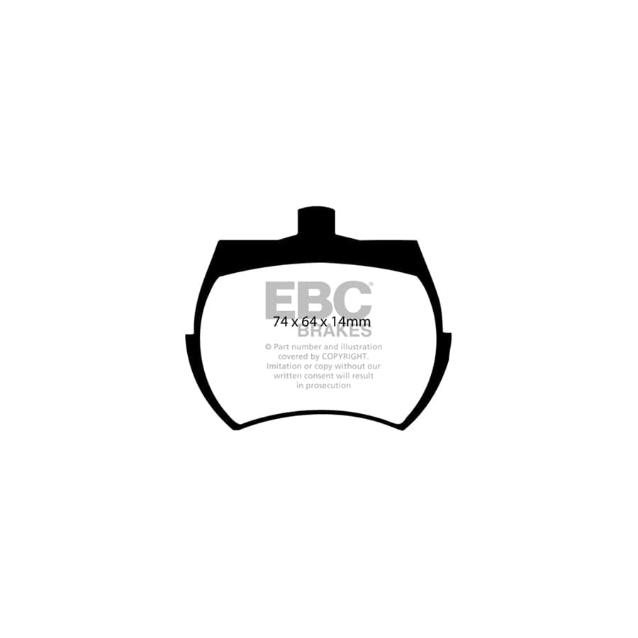 EBC PDKF2043 Triumph TR7 Ultimax Front Brake Pad & Plain Disc Kit 2 | ML Performance UK Car Parts