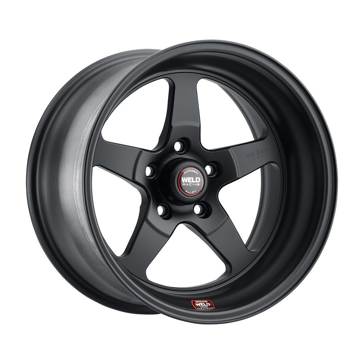 Weld 71MB-508B45A S71 Wheel 15x8.3 5x4.75 ET-4 BS4.5 Black Center - Polished Shell