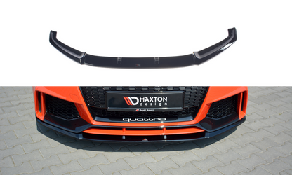 Maxton Design AU-TT-3-RS-FD2T Front Splitter V.2 Audi TT RS 8S | ML Performance UK Car Parts