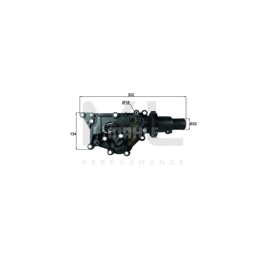 MAHLE ORIGINAL TH 59 83 Engine thermostat Opening Temperature: 83��C, with seal | ML Performance Car Parts