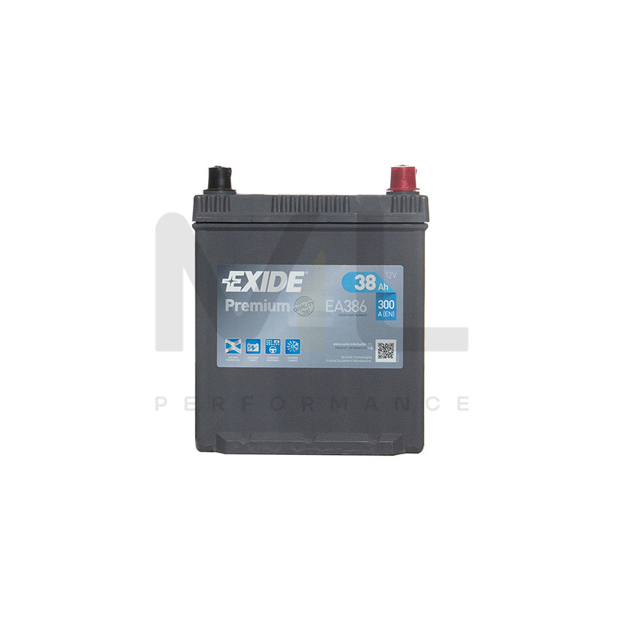 Exide Premium 054 Car Battery (38Ah) - 5 Year Guarantee | ML Performance UK Car Parts