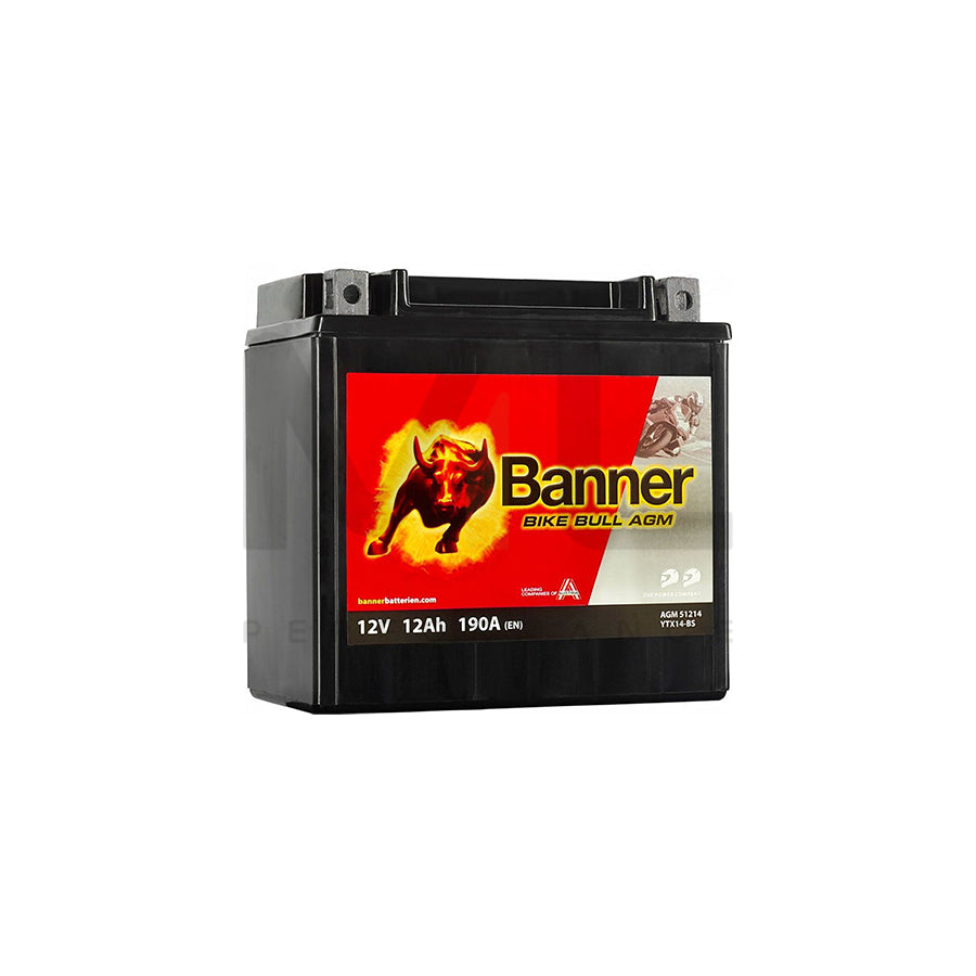 51214 Banner Bike Bull AGM Battery | Car Batteries UK | ML Performance Car Parts